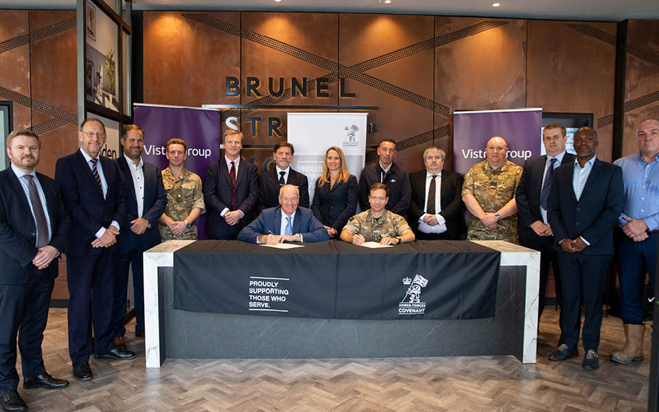 Vistry pledges commitment to armed forces at special covenant